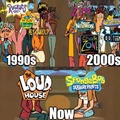 Nickelodeon Cartoons now and then