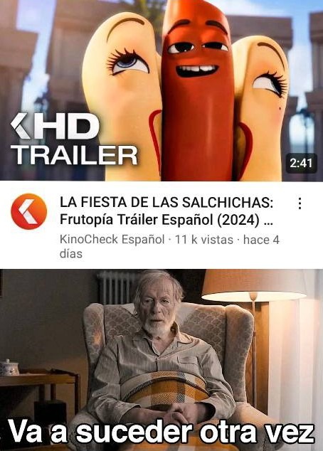 Ya saben banda, vean el tráiler completo si no quieren traumarse - meme