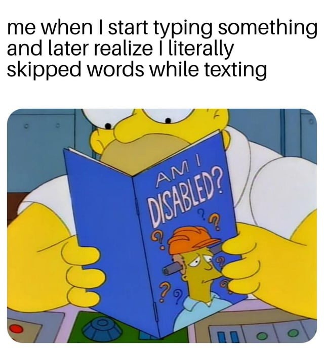Am I disabled meme
