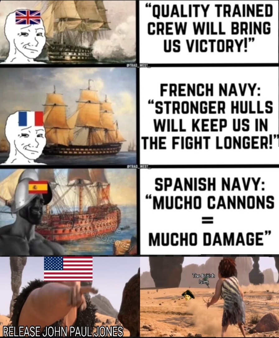 Navies had strategies… British just dropped a legend - meme