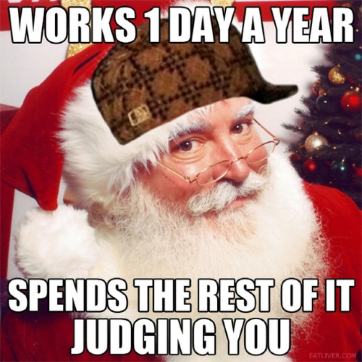 #respectolimaryourgod Santa is satan - meme