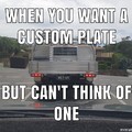 Custom plates are Gay