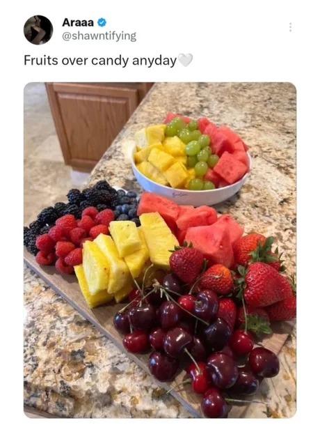 Fruits are geat lads - meme