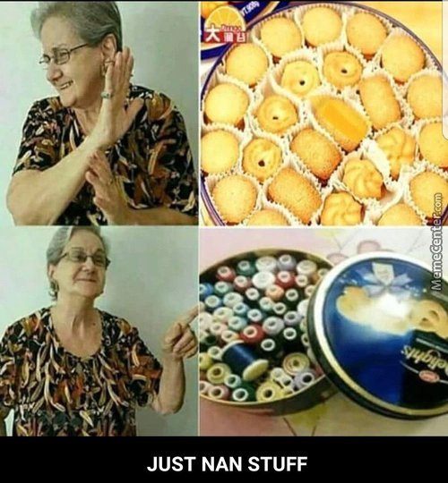 Grandma stuff - meme
