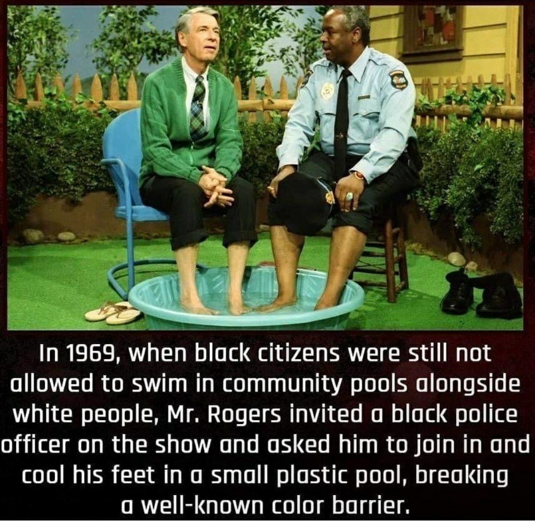 Mr Rogers is so wholesome - meme