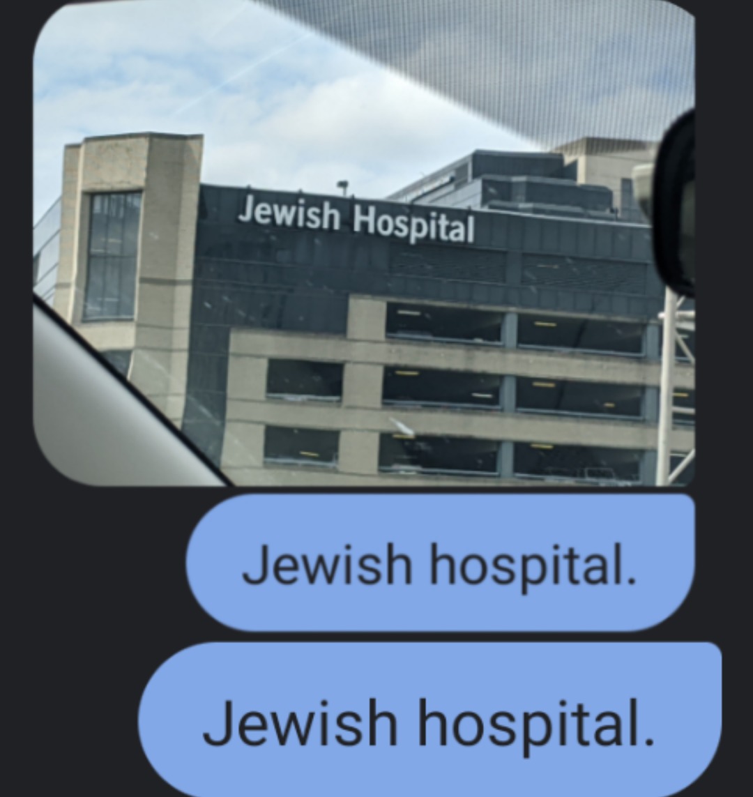 Jewish hospital. - meme