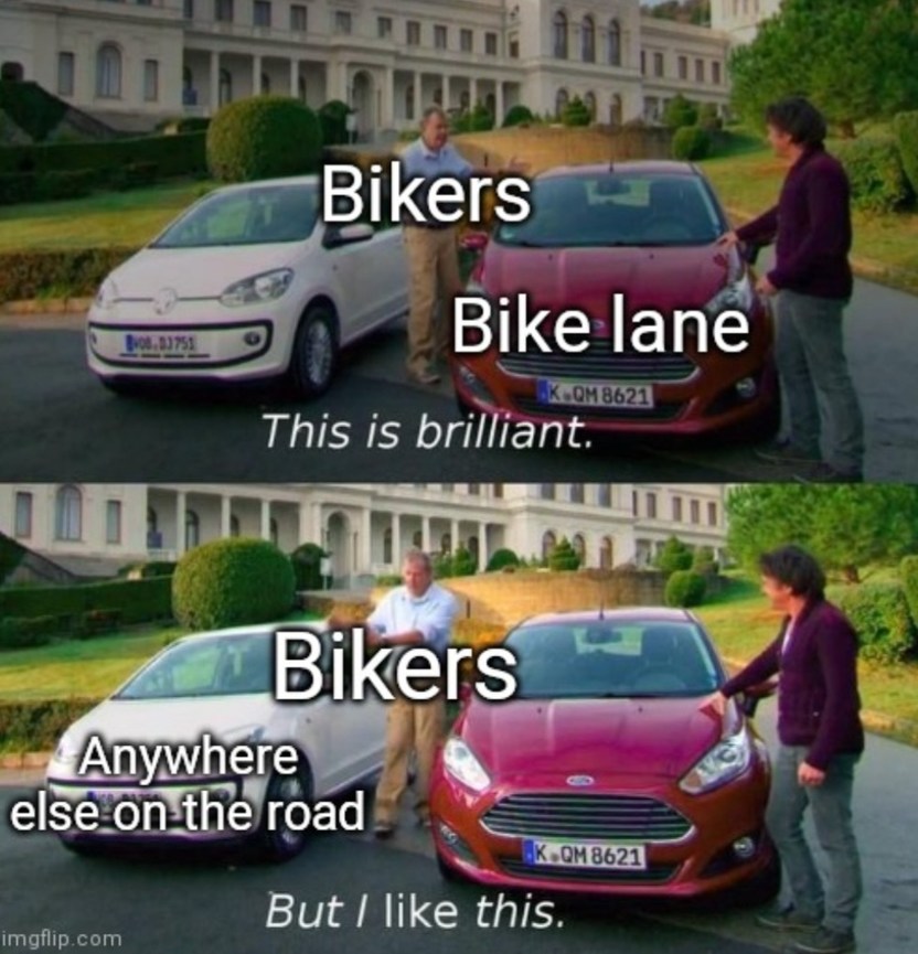Bike lane - meme