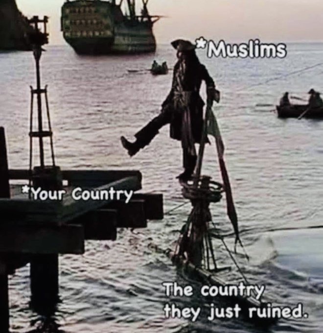 wiping boogers on mudslime terrorists - meme