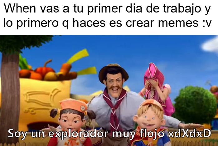 Perezoso perezoso soy un explorador muy flojo - meme