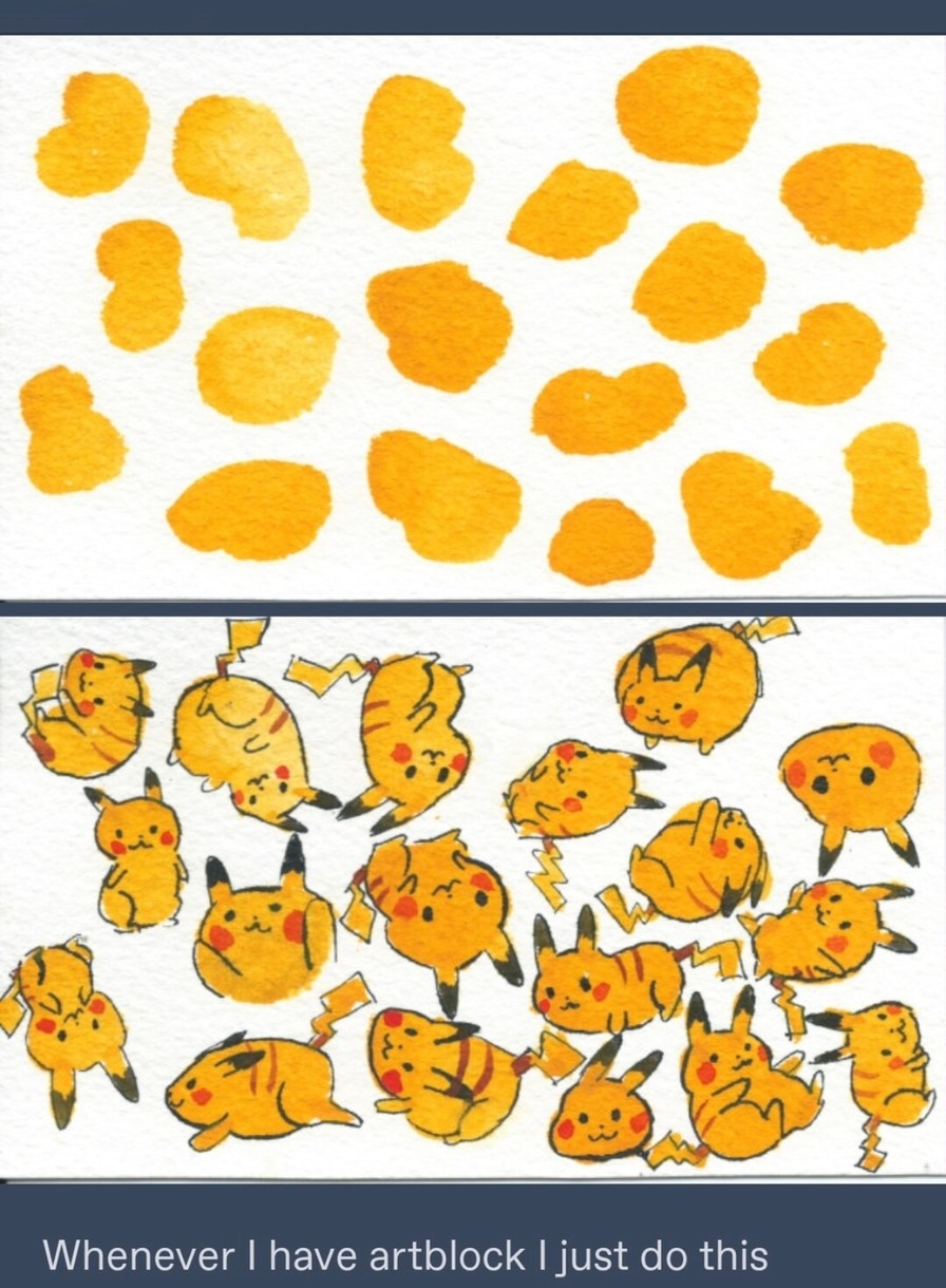 Got artblock? Just chaos your way through it - meme