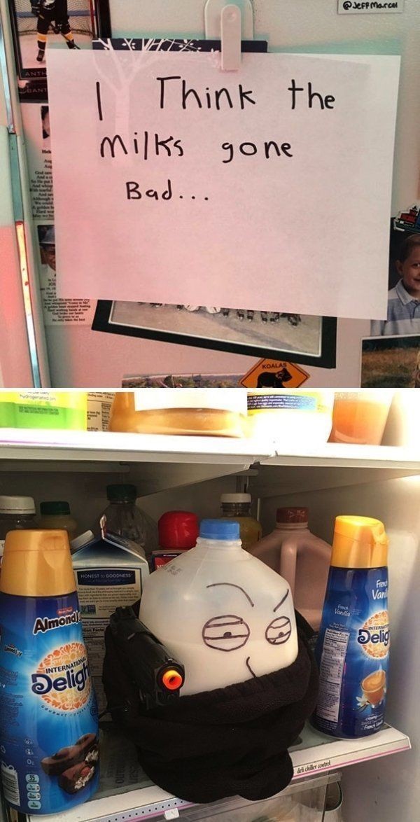 When I open the fridge - meme