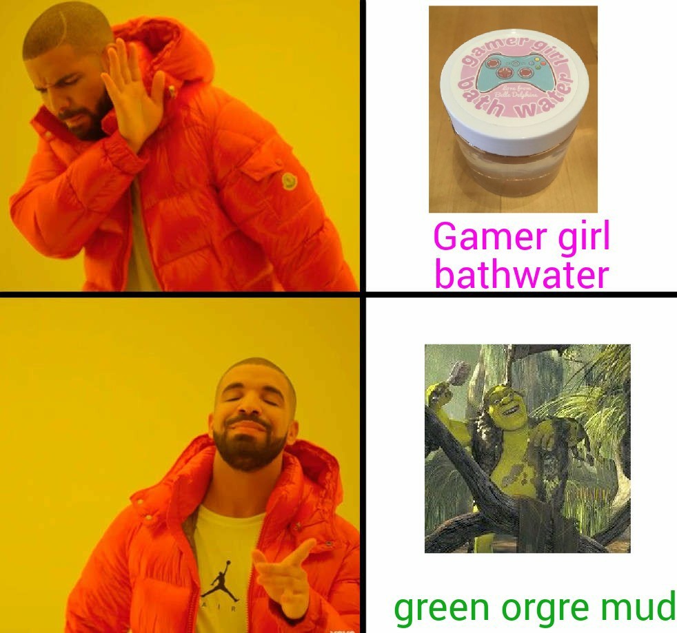 Gamer girl bathwater - meme