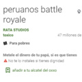 peruanos battle royale
