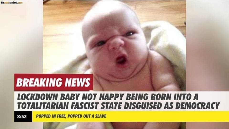 Unhappy Newborn - meme