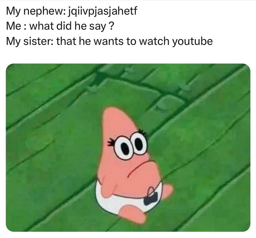Sisters can always speak baby - meme