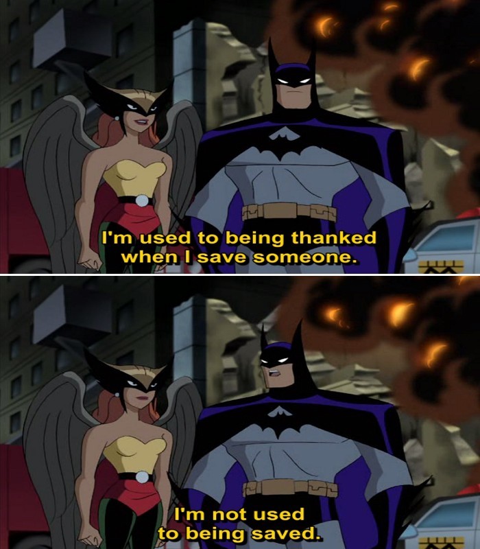 Batman why you lie - meme