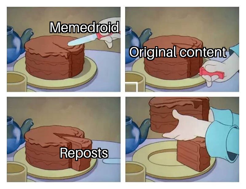 Look, I'm complaining about reposts! - meme