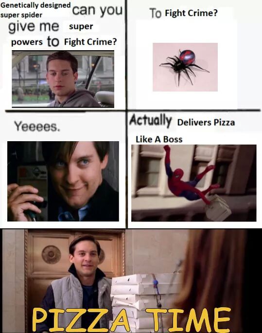 Love spiderman - meme