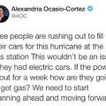 I thought I smell some tires burning but it was just AOC thinking.
