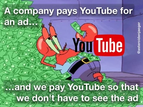 Youtube stonks - meme