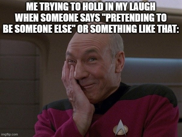 holding my laugh - meme