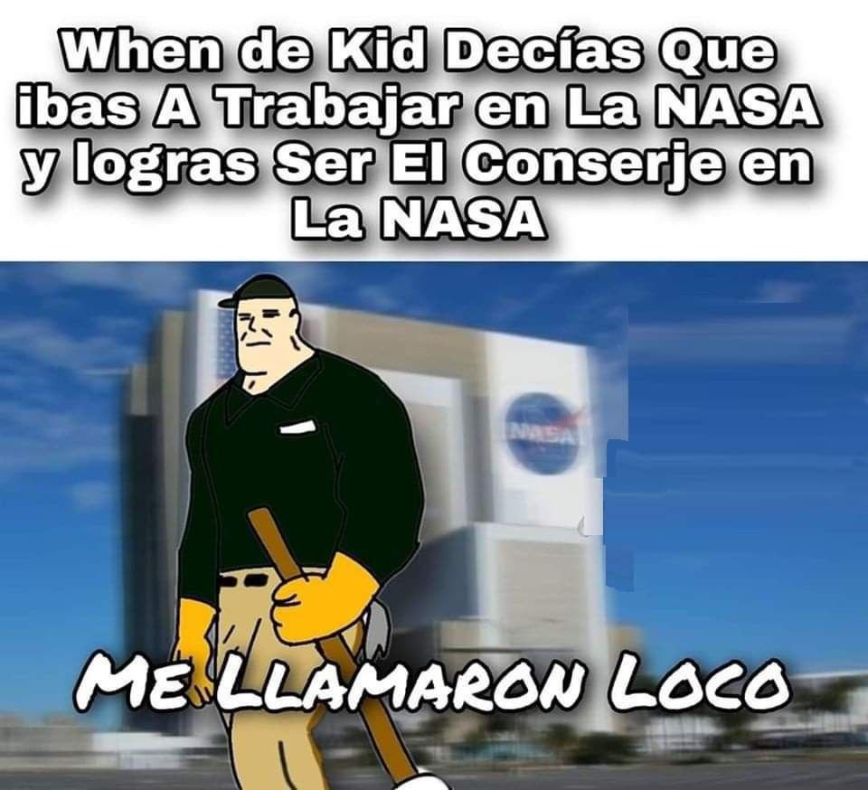 nasa pero janitor - meme
