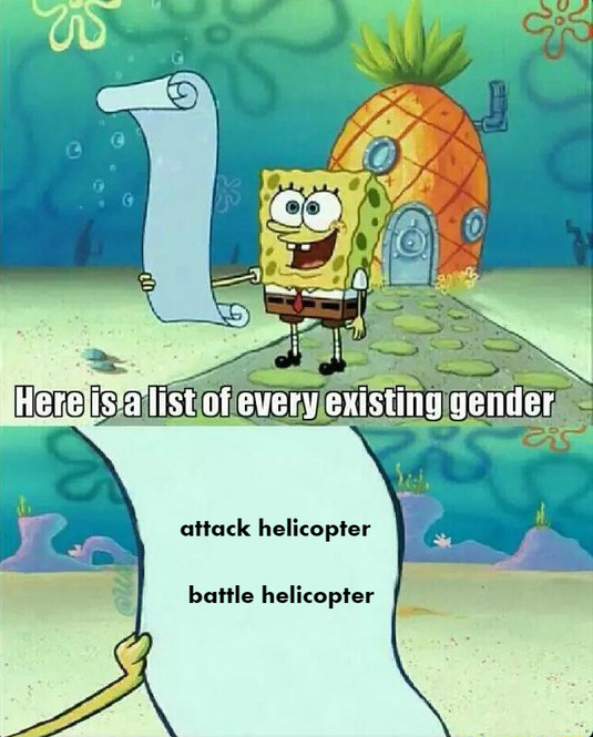 Attack helicopter - meme