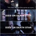 sixth comment died on death star