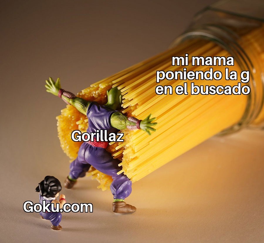 Gorillaz es god y badbunny es zzz - meme
