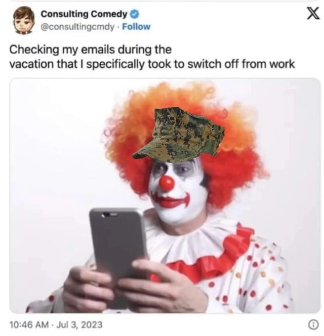 don't be a clown - meme