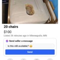 dirty chair