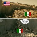 No hay muro que mexicano no salte :v