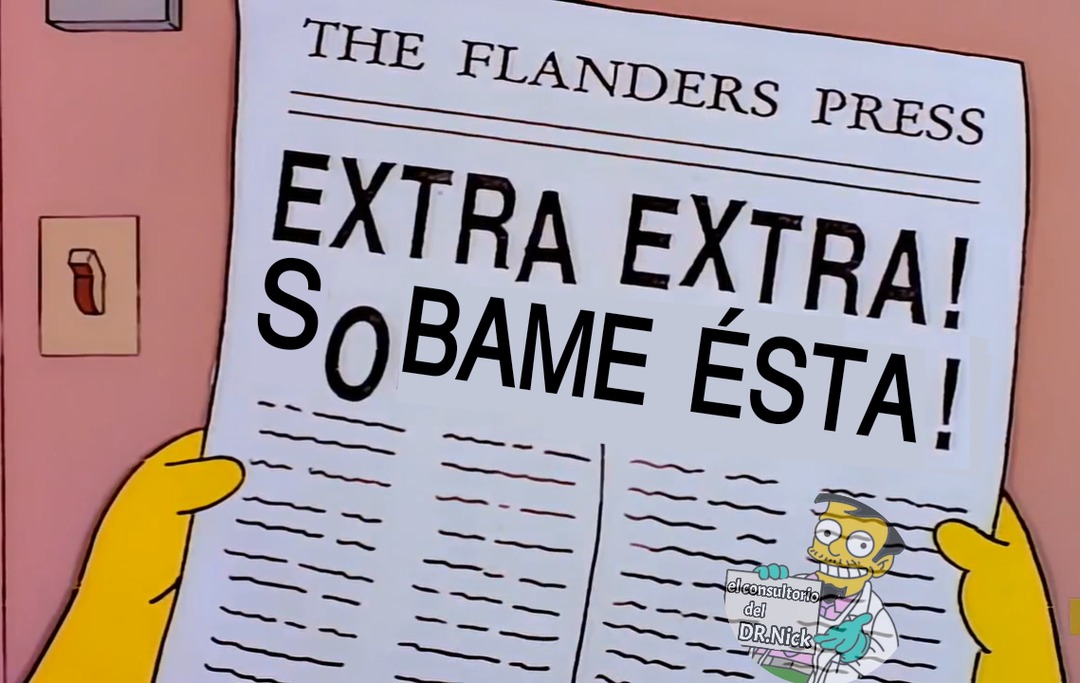 The Flanders press - meme