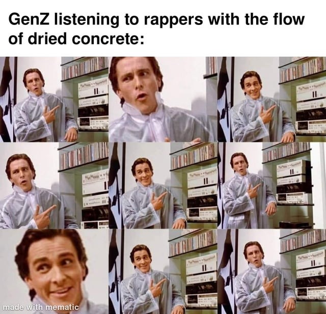 Gen Z rappers - meme