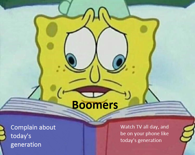 Oh no, Boomer alert! - meme
