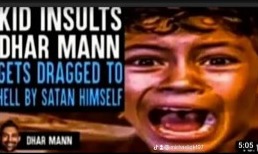 niño insulta a Dhar Mann y fue arrojado al infierno por satanas - meme