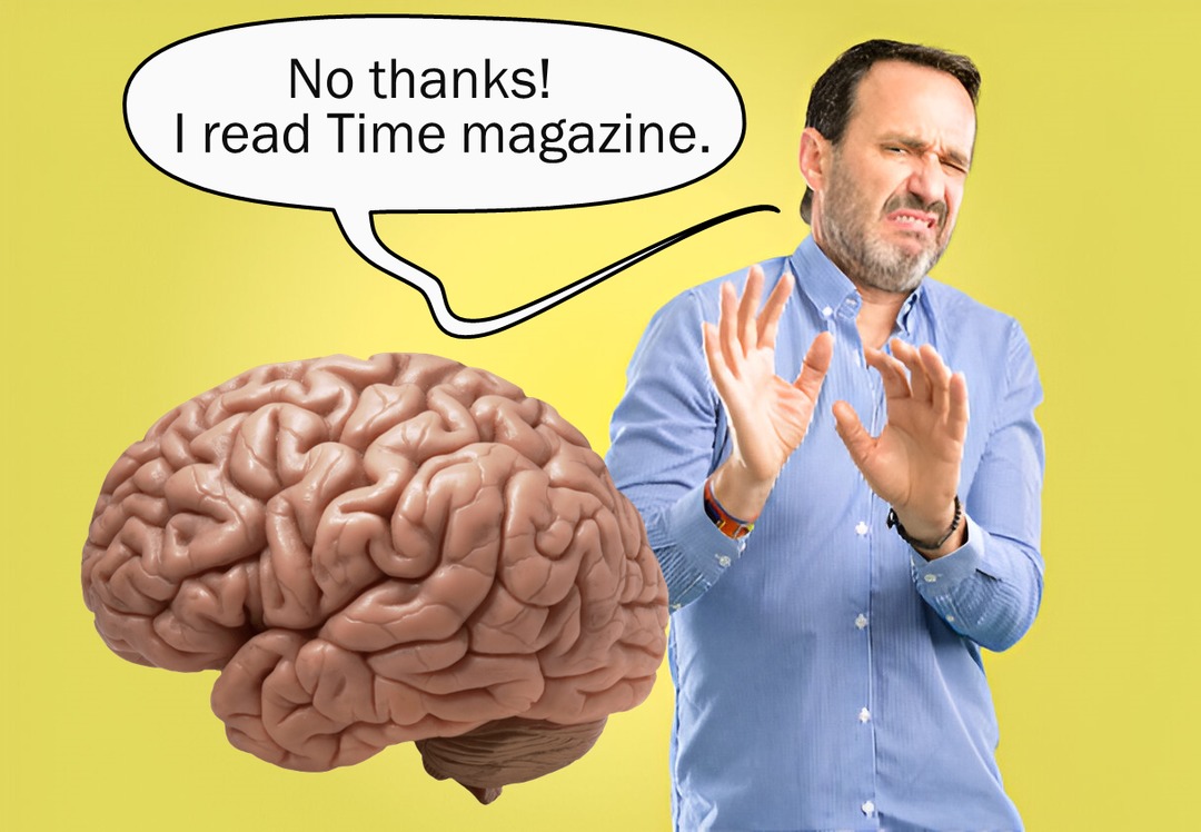 Time magazine publishing fake AI most influential people - meme
