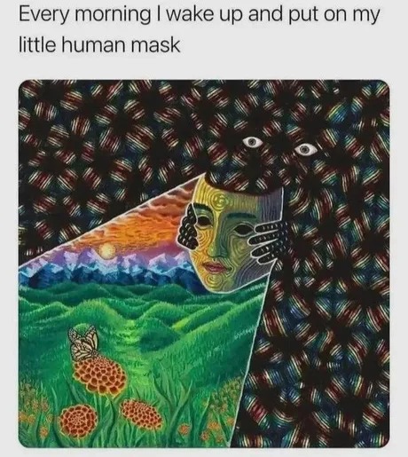 wake up and put on the mask - meme