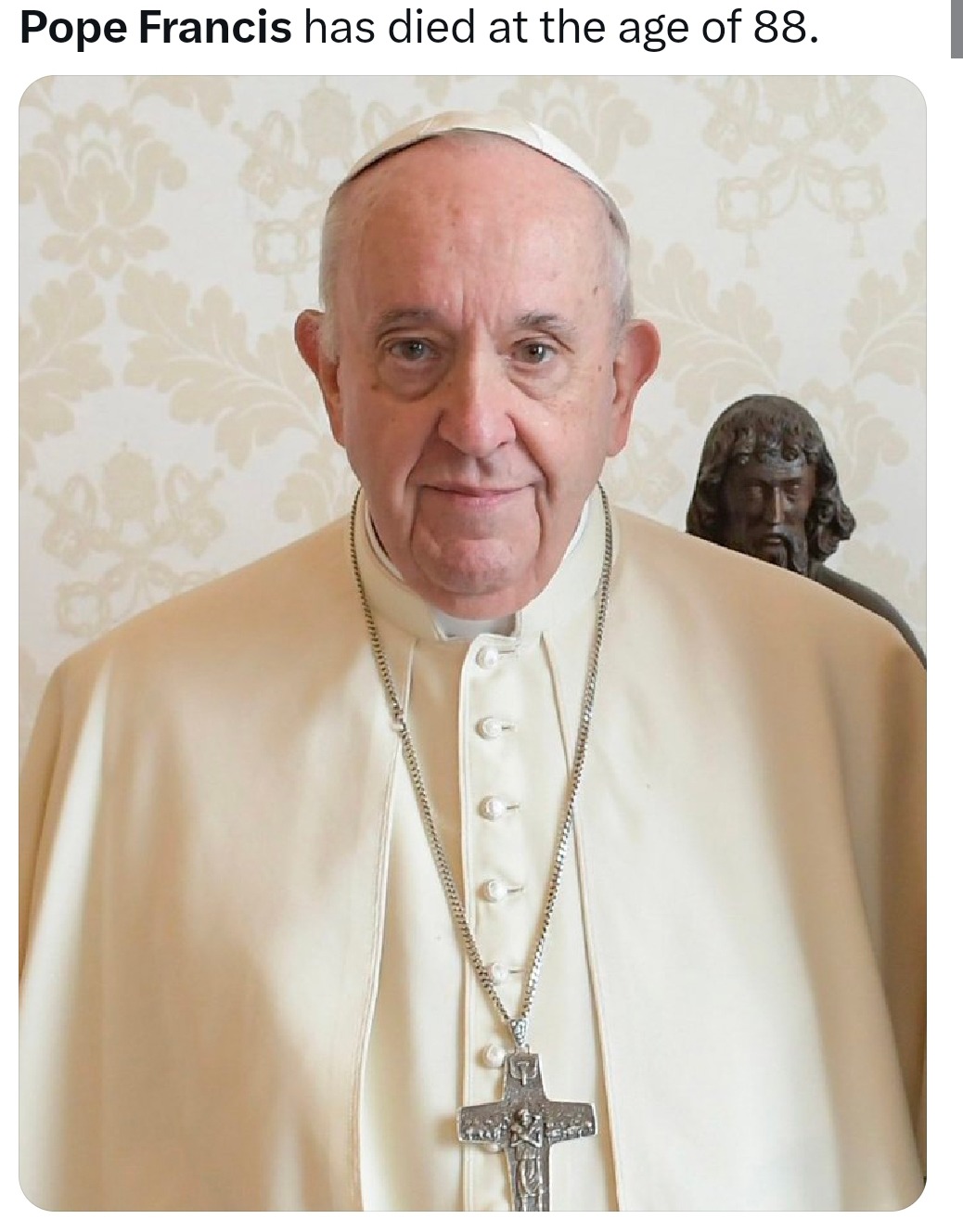 Pope Francis death meme