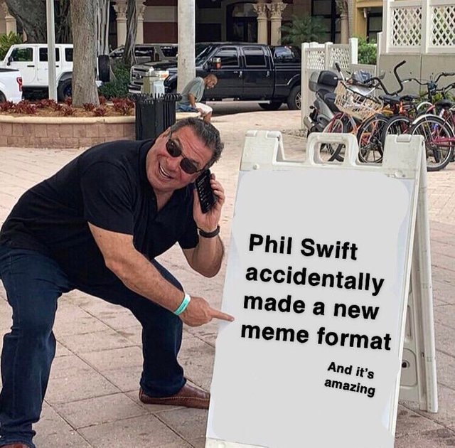 Phil Swift accidentally made a new meme format