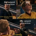 Network connection meme