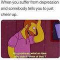 Instant cure for depression