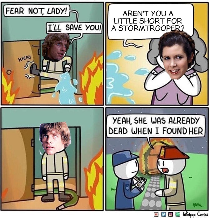 Leia ungrateful cunt - meme