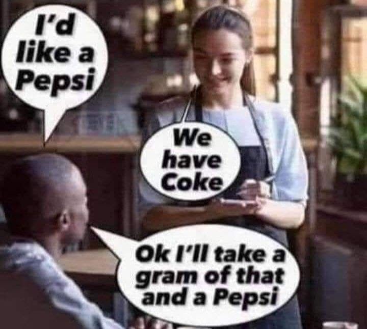 Coke and Pepsi - meme