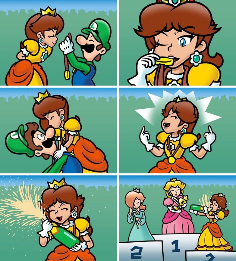 Melhor princesa de Mario - meme