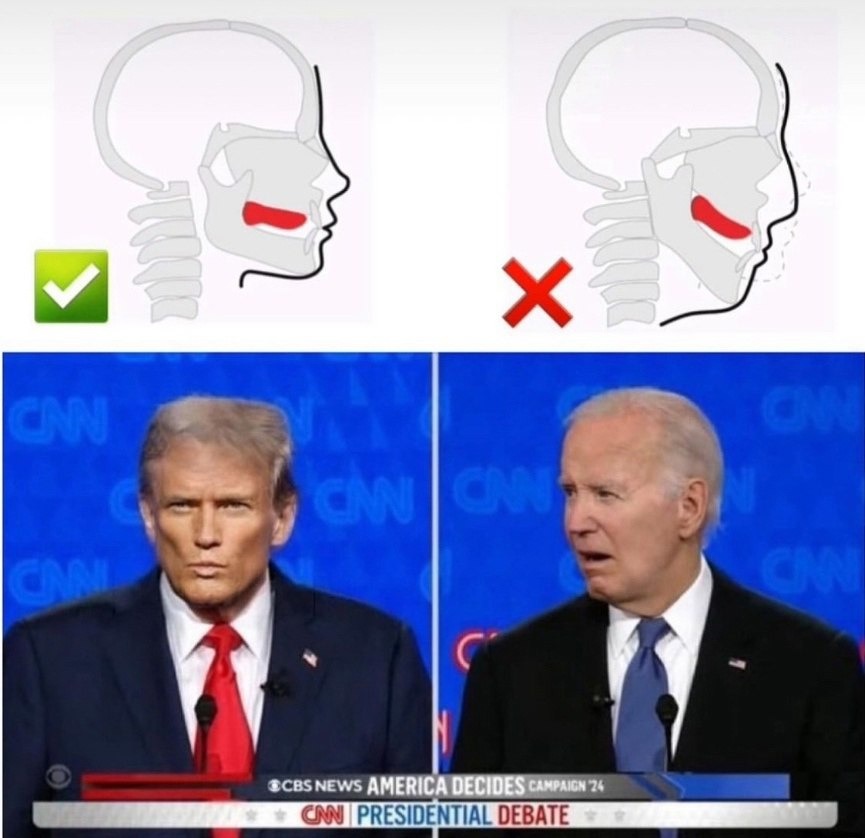 Trump mewing meme