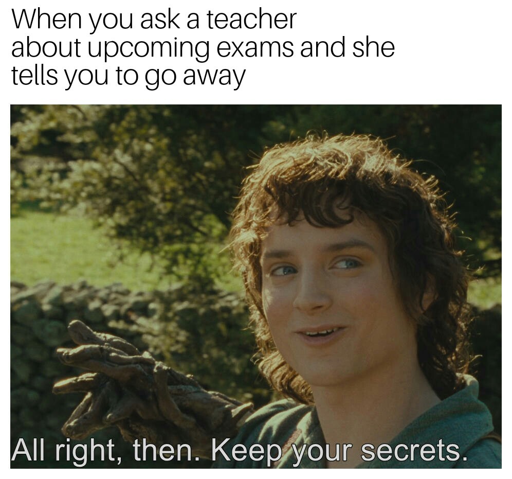 Secrets - meme