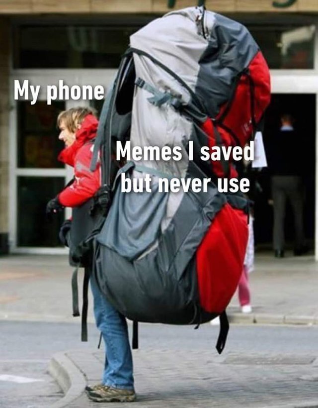 I save tons of memes