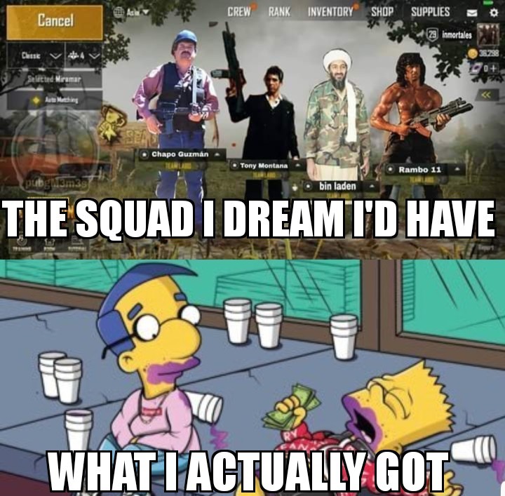 The dream team - meme