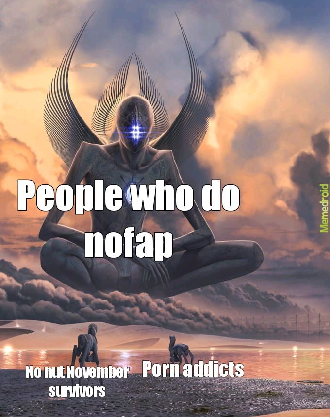 Nofap goes hard - meme
